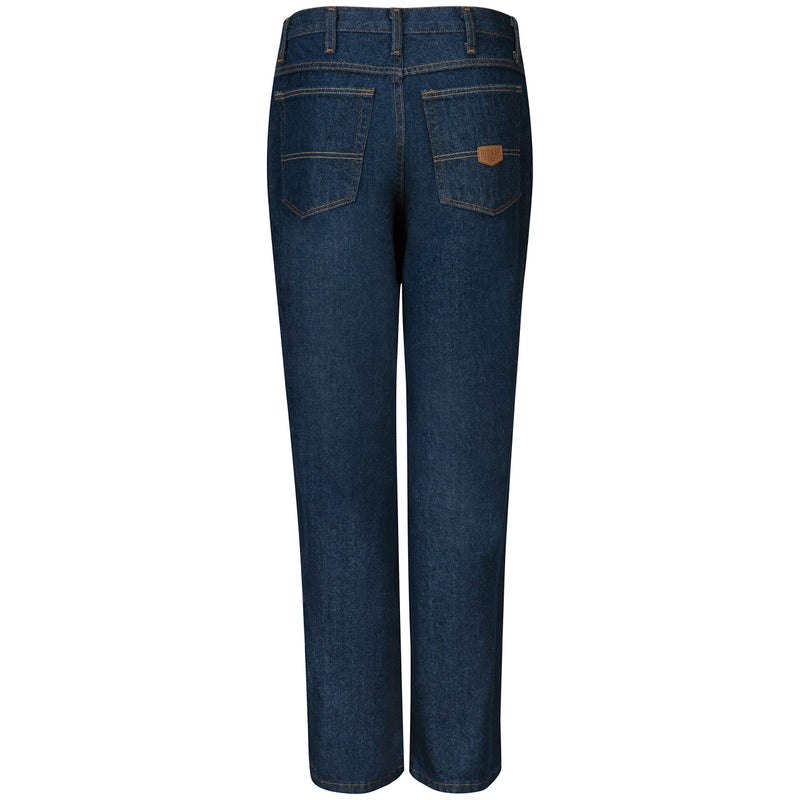 Red Kap Men's Classic Work Jean, Prewashed Indigo, 36x30 - Image 3
